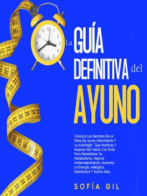 cover image of La guía definitiva del ayuno